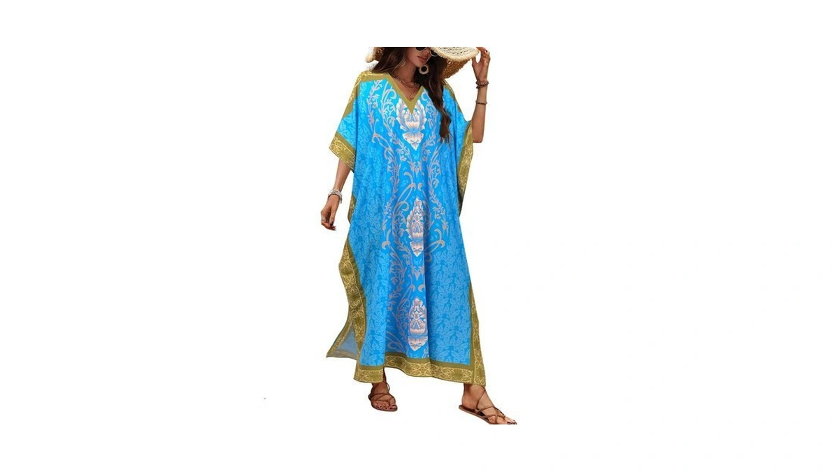 Nidoul Kaftan Dresses For Women Plus Size Bathing Suit Cover