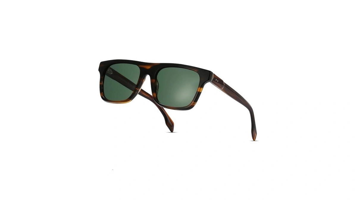 Ricafirla Men's Polarized Sunglasses Uv400 Block 99% Uva/uvb Vintage Square