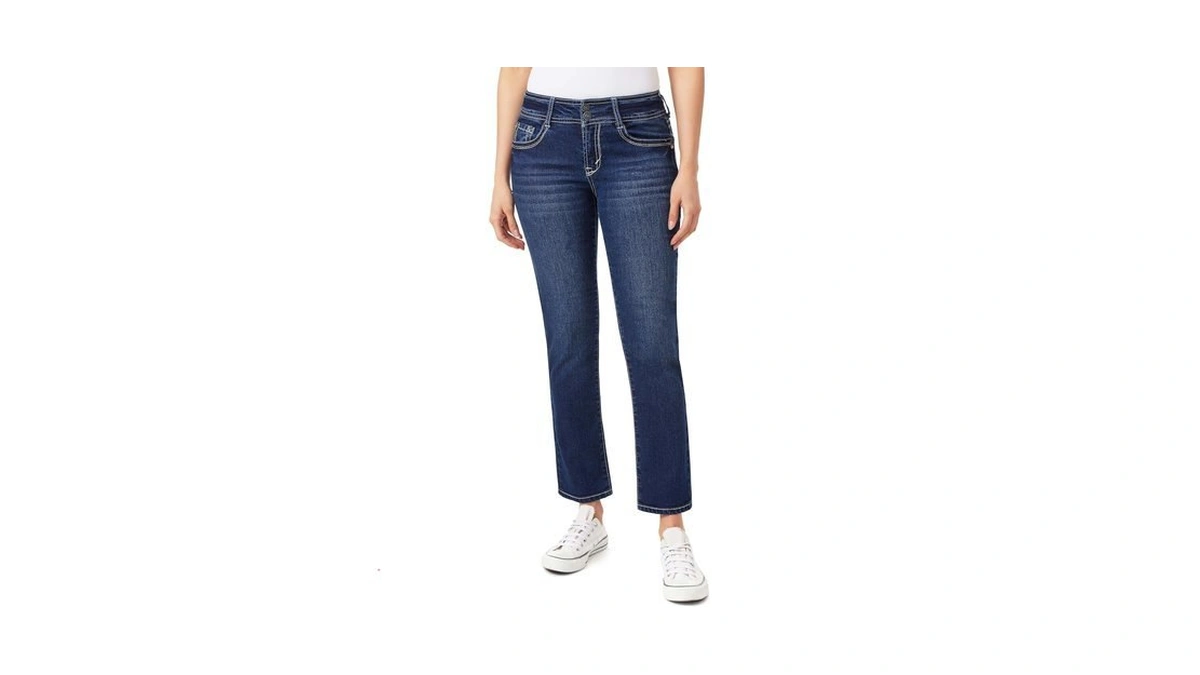 Wallflower Luscious Curvy Straight Jeans For Women, Alani, 0
