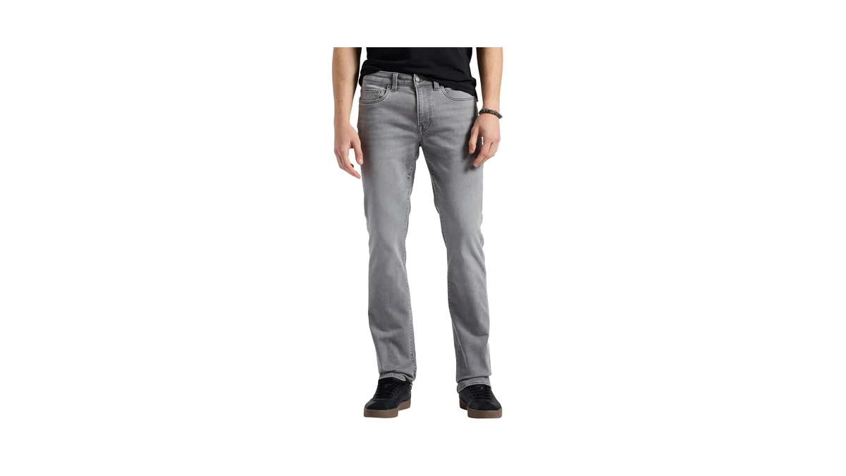 Buffalo David Bitton Men's Straight Six Jeans, Grey Sanded, 32w
