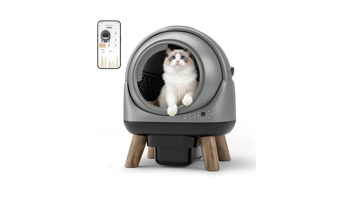 Zhmz Automatic Self Cleaning Litter Box For Multiple Cats