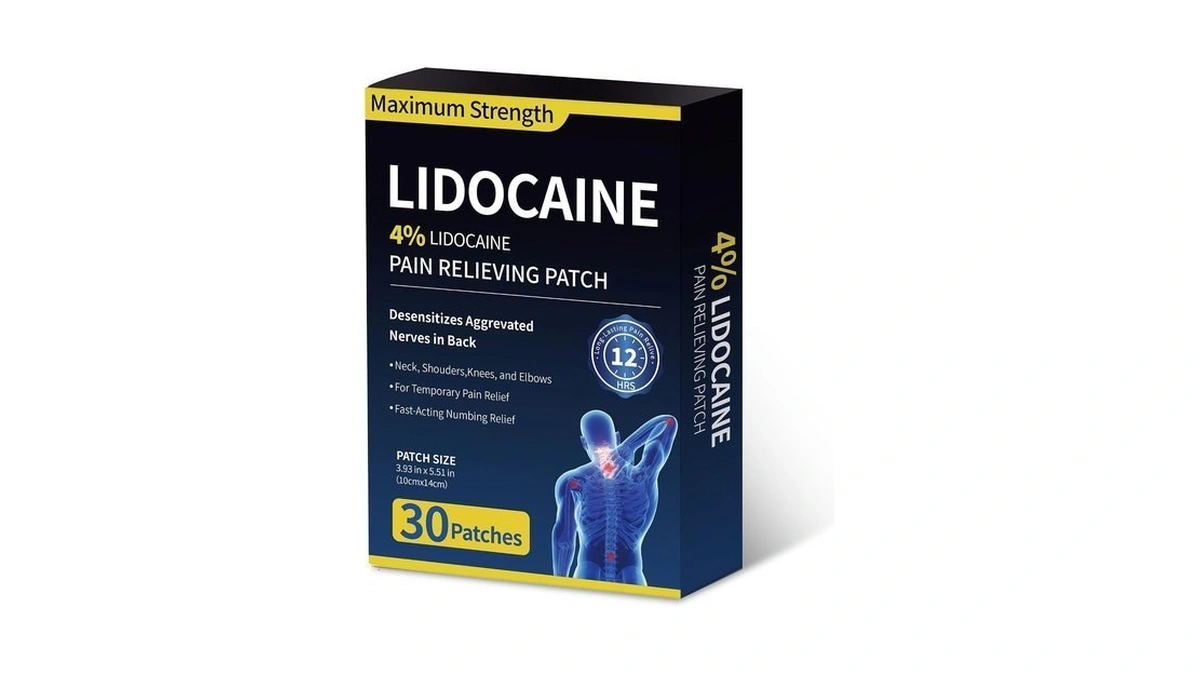 Szlgang 4% Lidocaine Pain Relief Patches - (large, 30, Count)