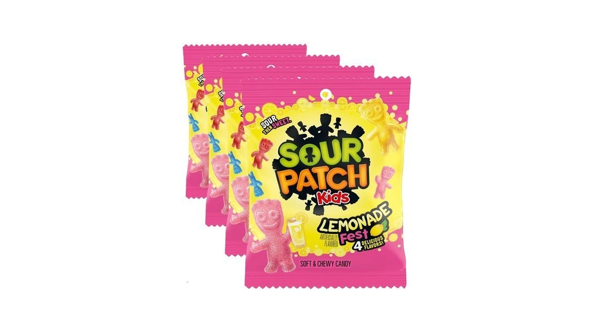 Sour Patch Kids Lemonade Fest Soft & Chewy Candy, 3.61