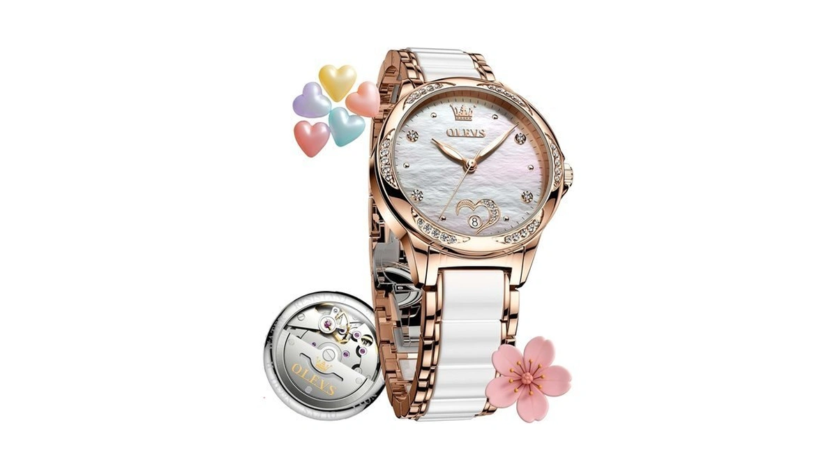 Olevs Women Watch Waterproof Small Fashion Luxury Two Tone Wrist