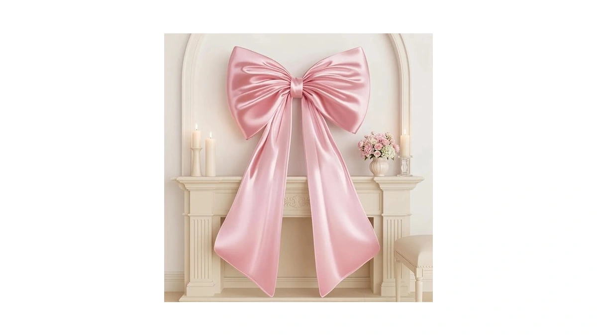 Satin Ribbon Giant Bow Decor Amazon
