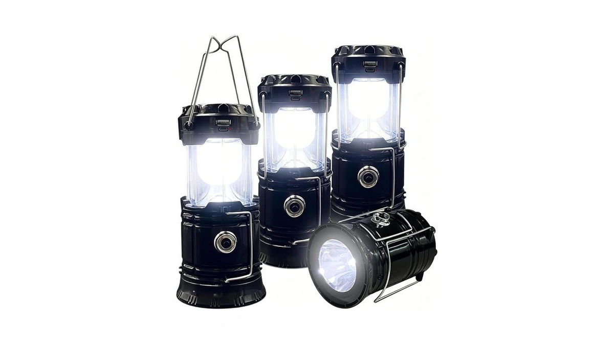 Collapsible Portable Led Camping Lantern Xtauto Lightweight Waterproof Solar Usb