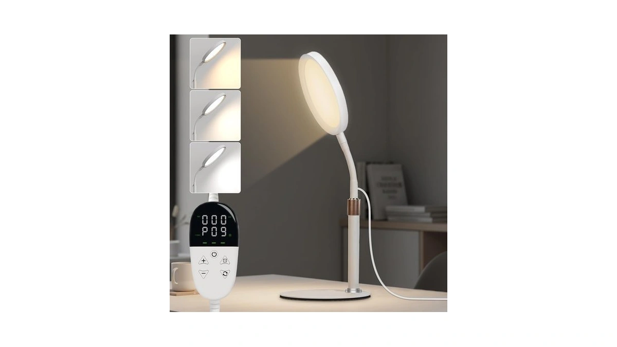 Ykeluxon Light Therapy Lamp,10000 Lux Led Uv-free Sunlight Lamp,full Spectrum