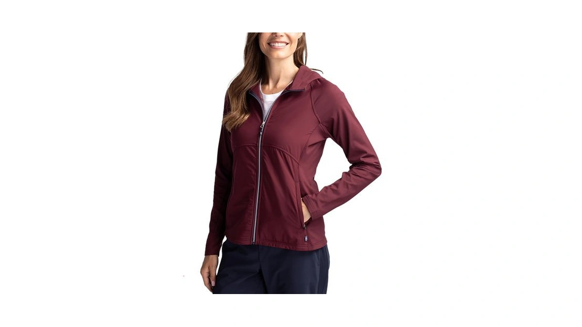 Cutter & Buck Womens Adapt Eco Knit Hybrid Recycled Full