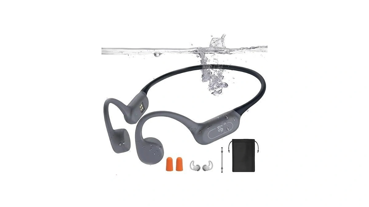 Swimming Headphones Bone Conduction Headphones Bluetooth Ipx8 Waterproof