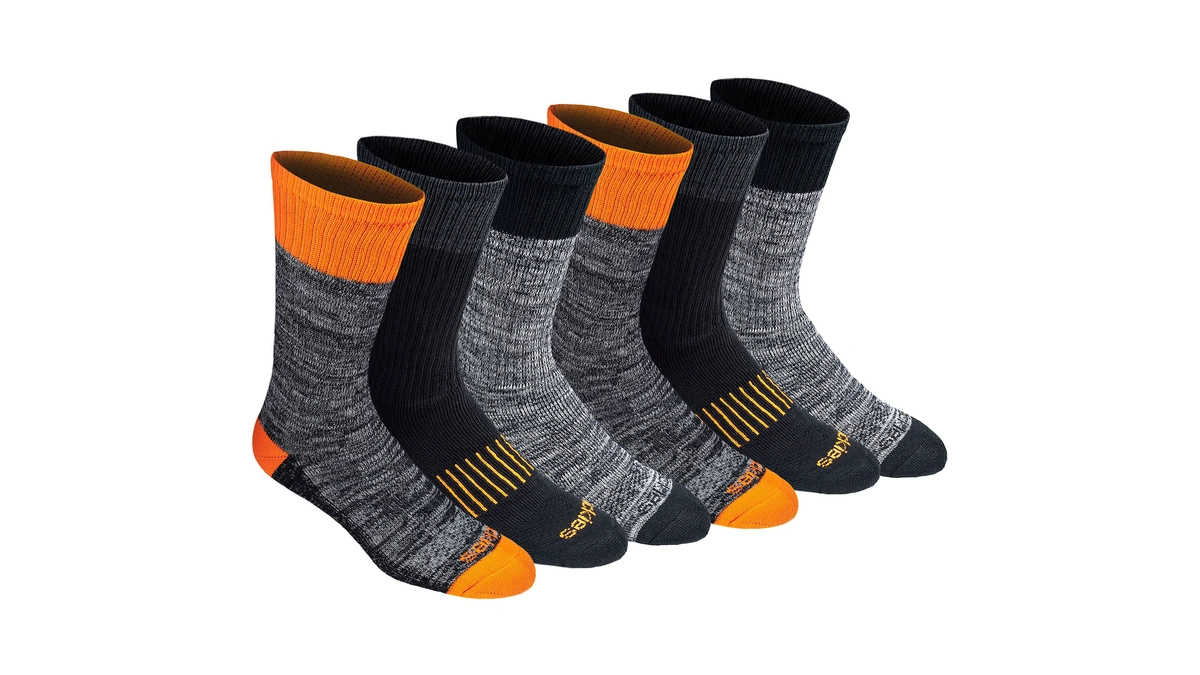 Dickies Men's Dri-tech Original Moisture Control Crew Socks, Available In