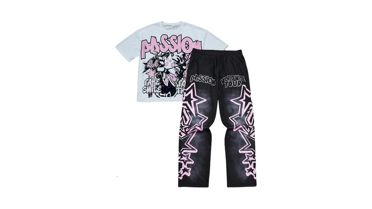Soly Hux Men's Y2k Summer Outfits Two Piece Graphic T