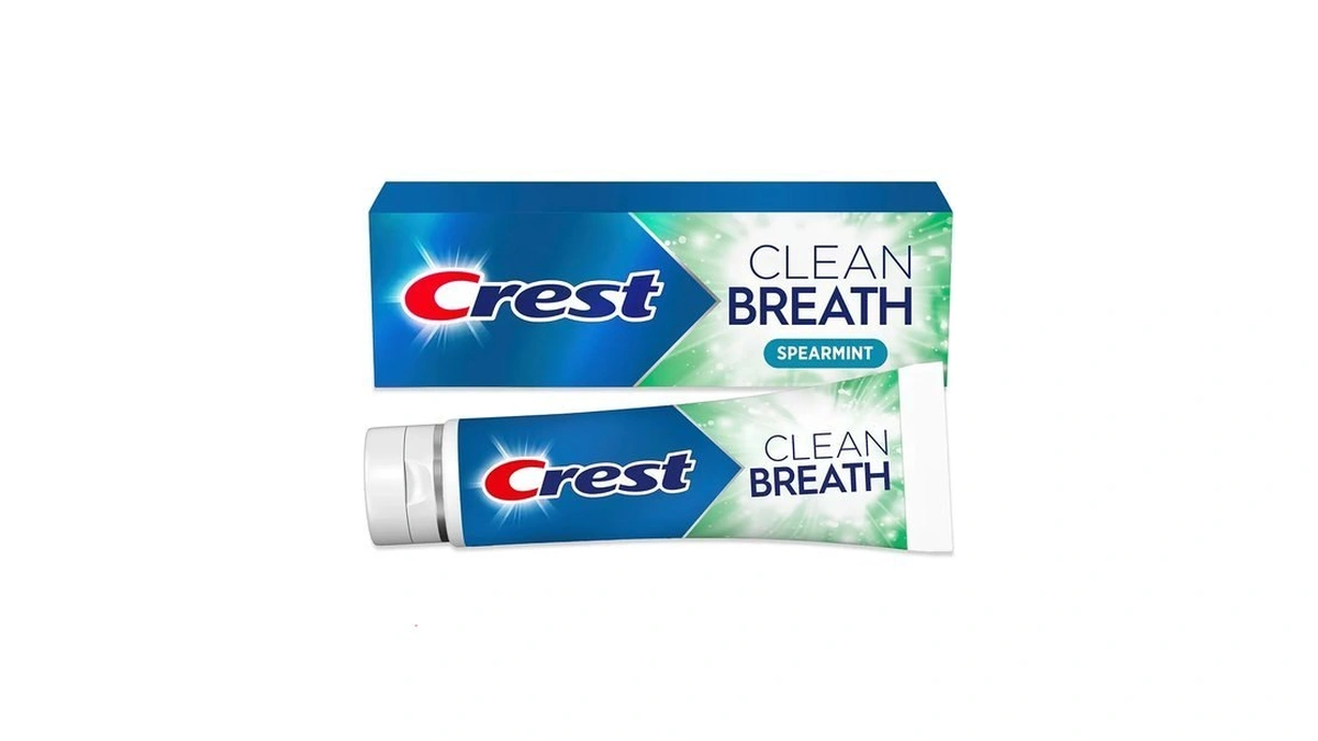Crest Toothpaste Clean Breath Spearmint 4.6oz – Neutralizes Bad Breath,