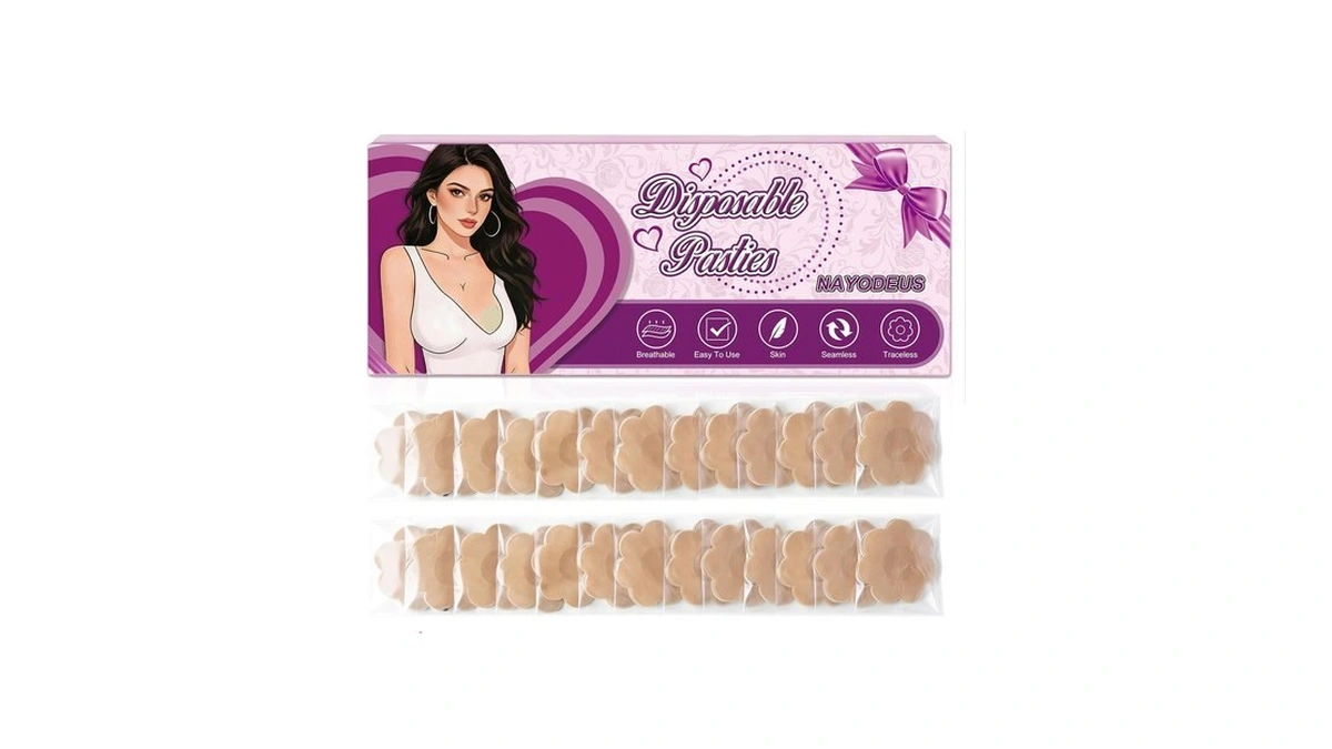 Nayodeus 100 Pcs Pasties Nipple Covers For Women - Disposable