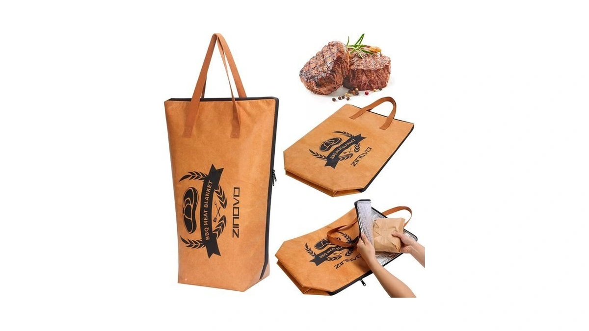 Zinovo Insulated Meat Resting Bag, 21" Bbq Resting Blanket