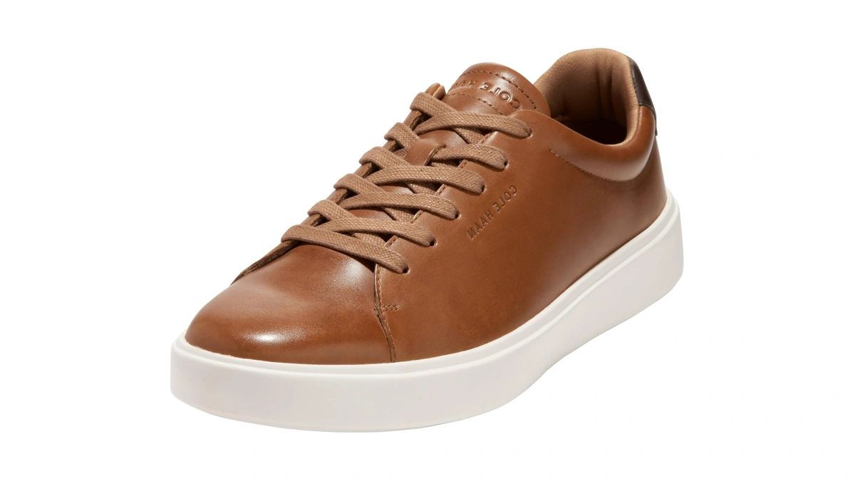 Cole Haan Mens Grand Crosscourt Traveler Sneaker, British Tan/dark Chocolate/egret,