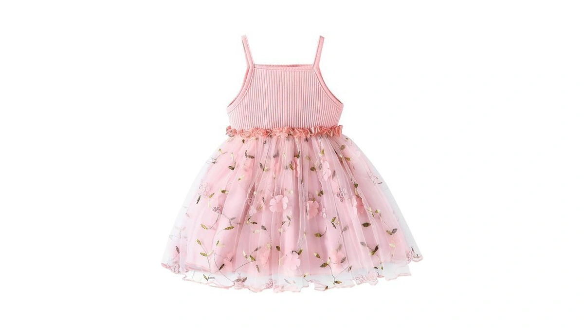 Chuyuku Toddler Baby Girl Sleeveless Dress Princess Tulle Dresses Summer