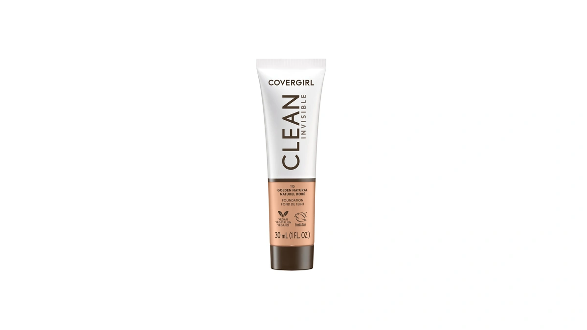 Covergirl Clean Invisible Foundation Makeup, Dewy & Glowy Finish, Buildable