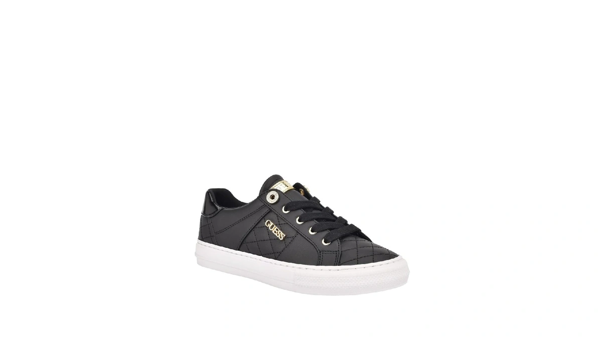 Guess Women's Loven Sneaker, Black 978, 8.5