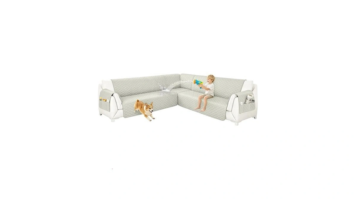 Rofasvco Waterproof Sectional Couch Covers L Shape Sofa Cover 6