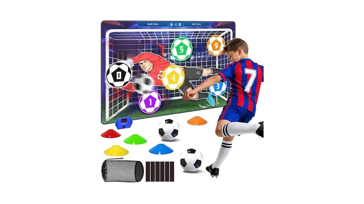 Electronic Scoring Soccer Game For Kids, Indoor Outdoor Soccer Training
