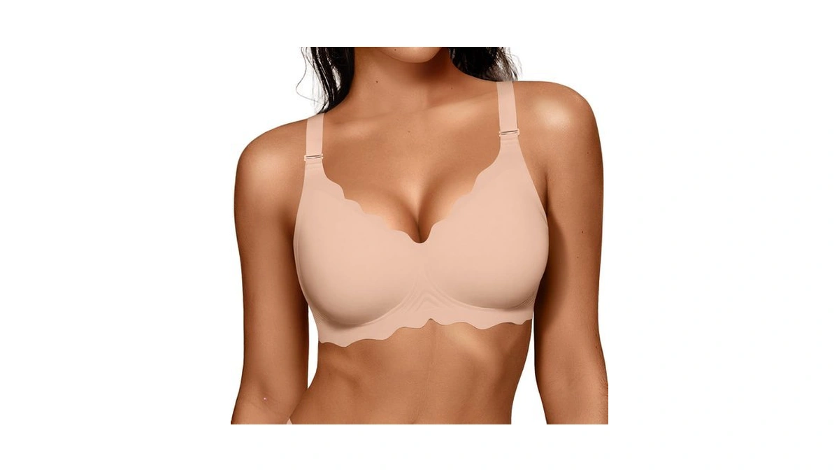 Oeak Women Value Series Jelly Bras Wireless Pushup Convertible S