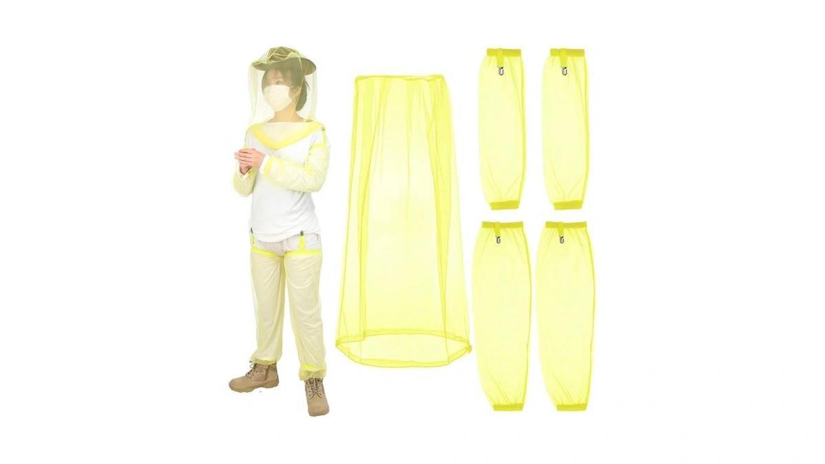 Yoojahow 5 Pcs Anti Mosquito Suit Midge Clothing Mesh Net,