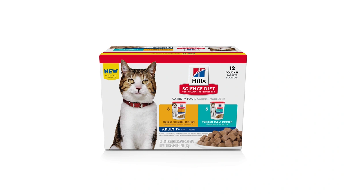 Hill's Science Diet Adult 7+ Wet Cat Food Variety Pack