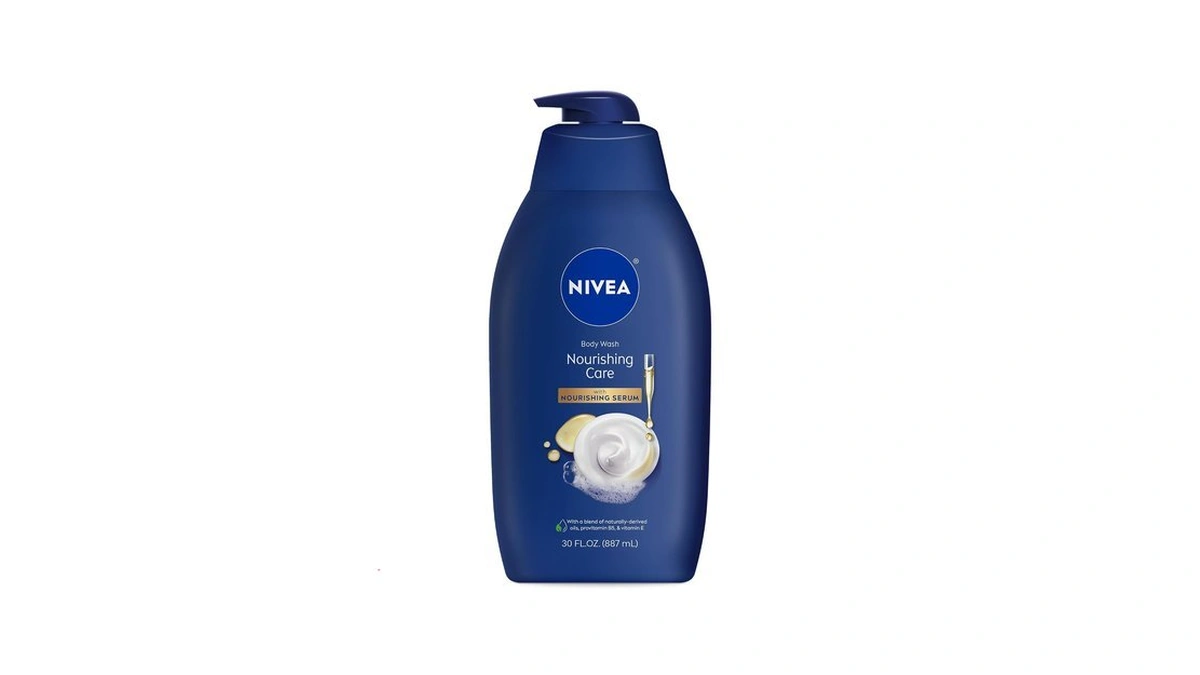 Nivea Nourishing Care Body Wash With Nourishing Serum, 30 Fl