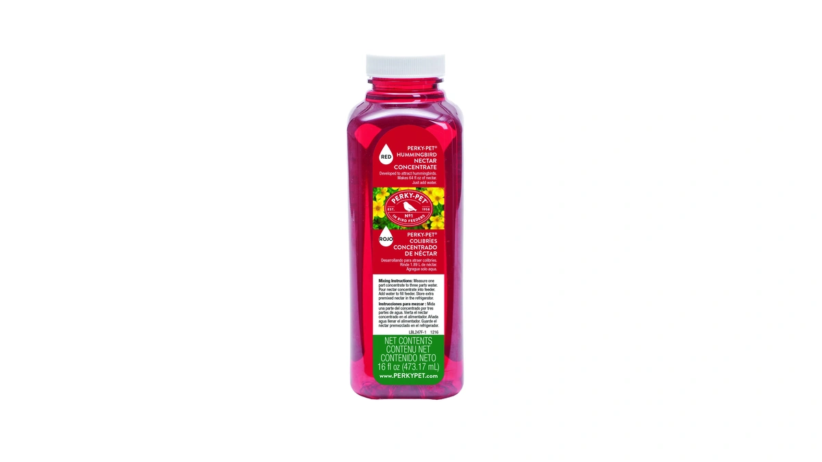 Perky-pet 247 Red Hummingbird Nectar Concentrate, 16-ounce , Red