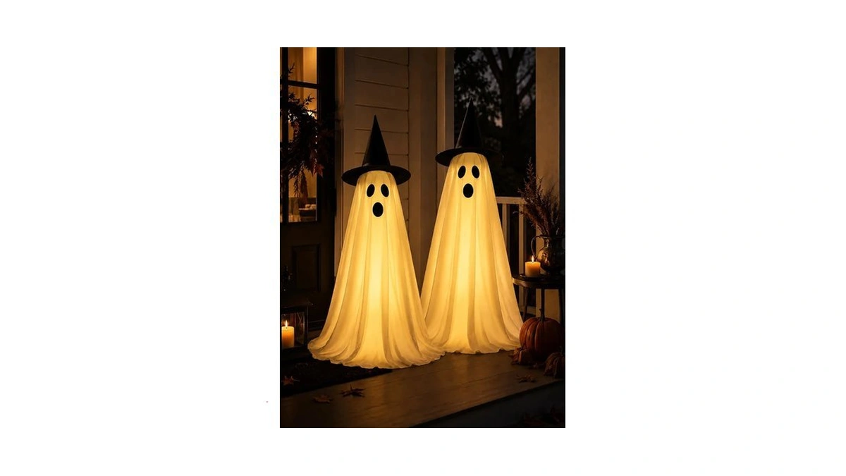 2pcs Halloween Decorations Outdoor, Ghost Halloween Party Decoration Indoor