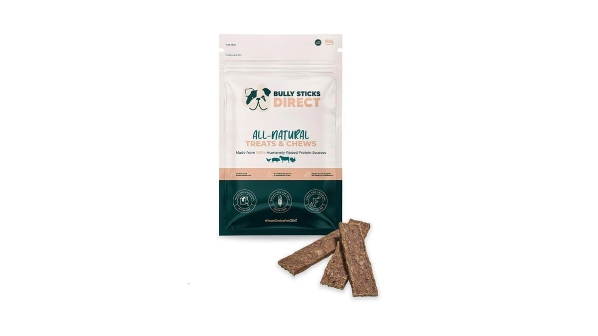 Goose Meat Jerky Dog Treats Strips (25 Pack) Novel Protein,