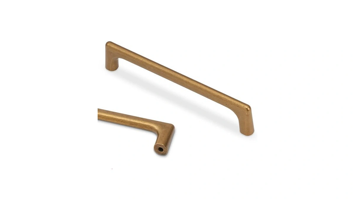 Bukobyhe 10 Pack 5inch(128mm) Kitchen Cabinet Handles Antique Brass Cabinet
