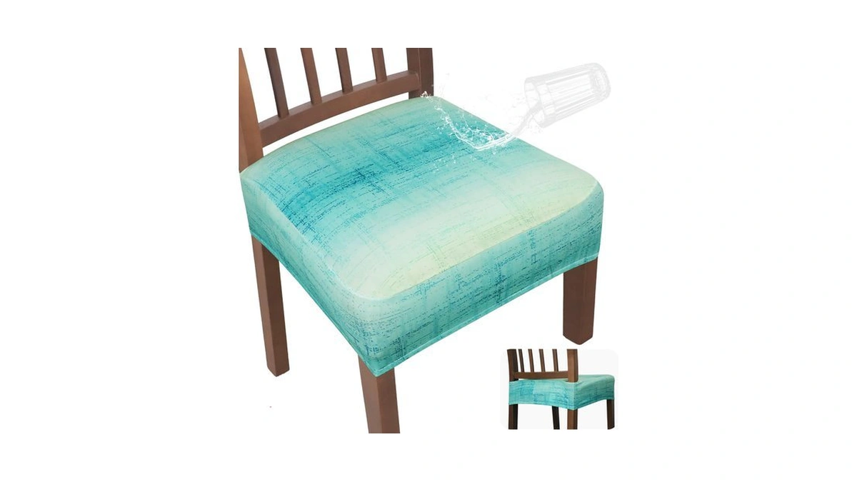 Jqinhome Waterproof Dining Chair Seat Covers Set Of 6 |