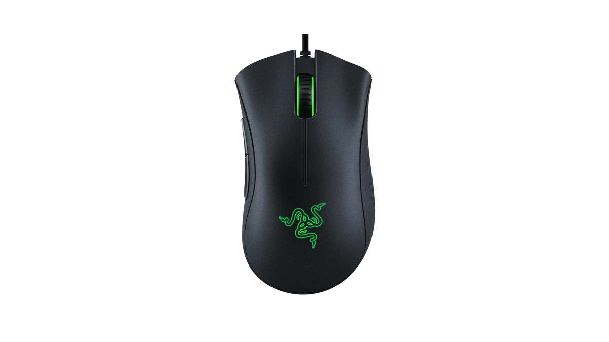 Razer Deathadder Essential Ergonomic Wired Gaming Mouse, Black