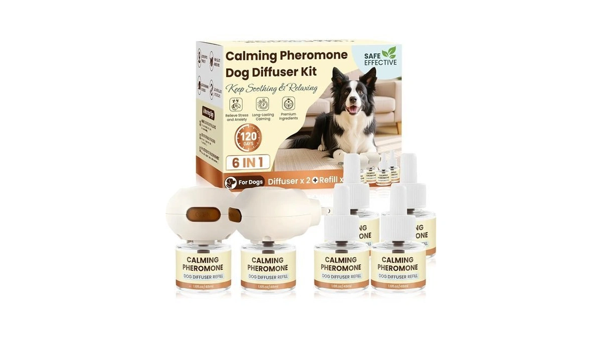 Dog Pheromones Calming Diffuser To Calm Dogs 6 In 1