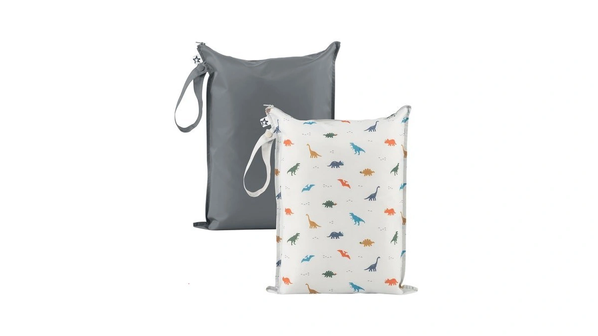 Tiny Twinkle Mess Proof Wet Bags | 2-pack Reusable Waterproof