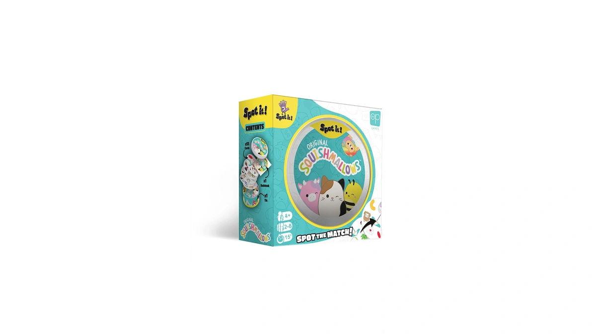 Spot It! Squishmallows | Fun Card Game For Kids And