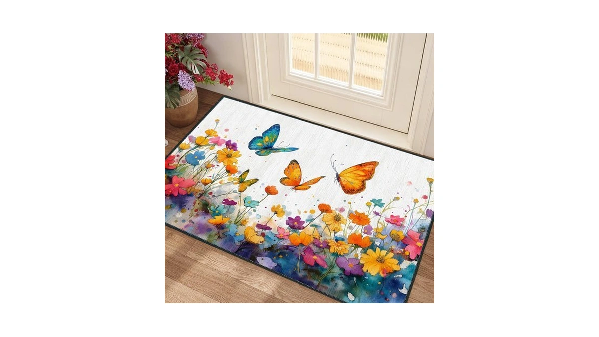 Washable 2x3 Entry Rug, Small Rugs For Entryway Kitchen Bathroom