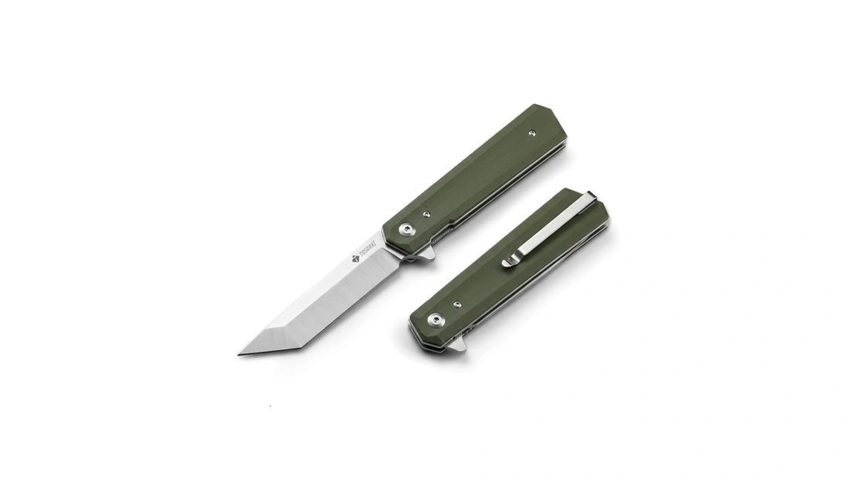Tosahwi Edc Folding Pocket Knife, G10 Handle