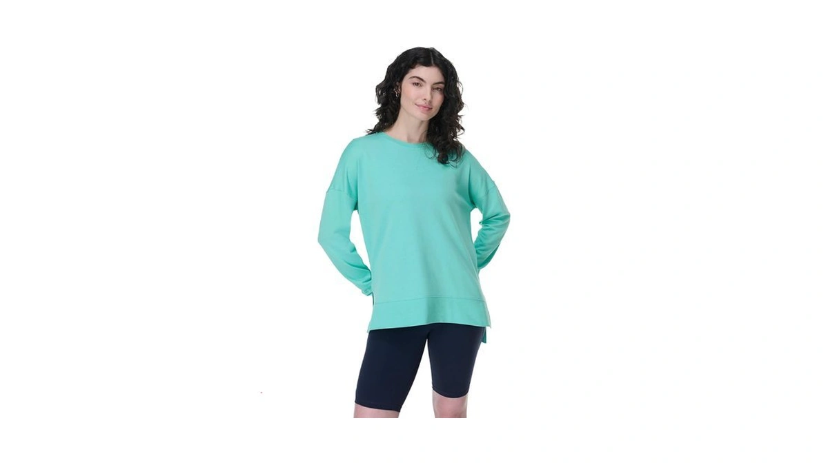 Sweaty Betty Women's After Class Longline Crewneck With Side Slit