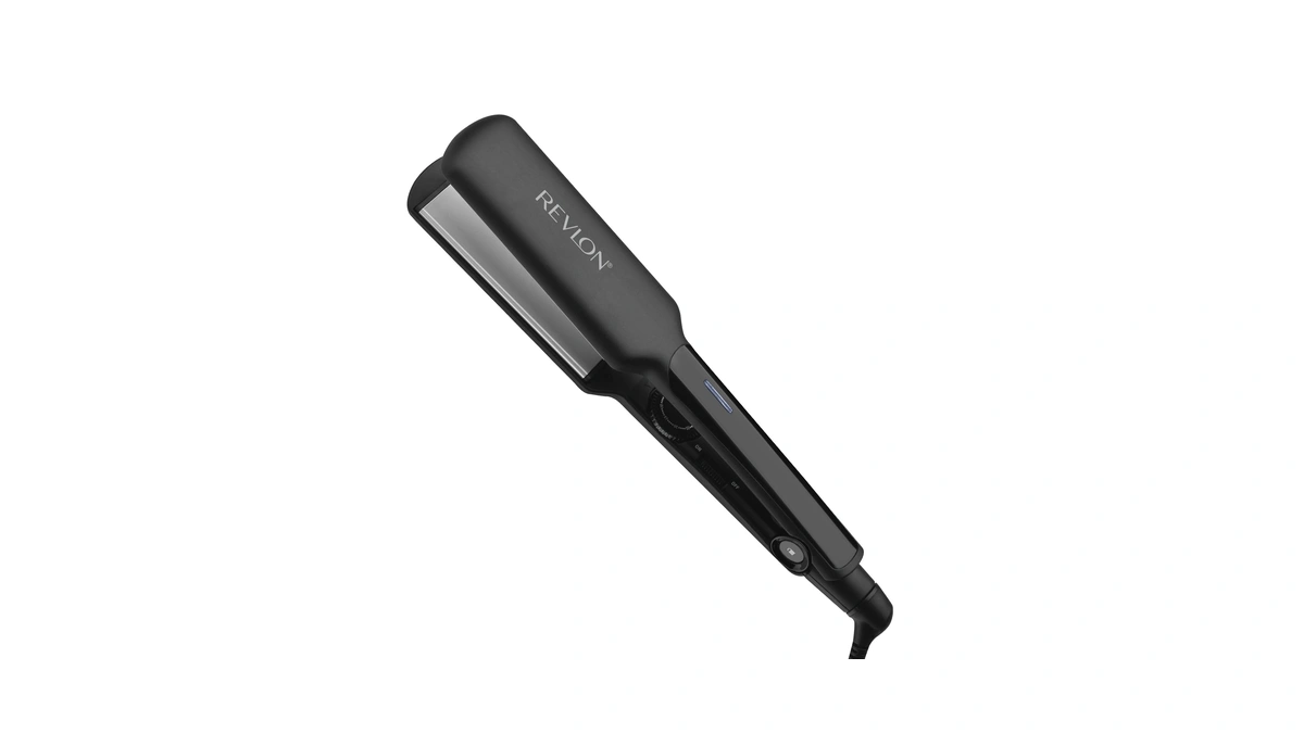 Revlon Ceramic Coated 2" Flat Iron Hair Straightener, Black