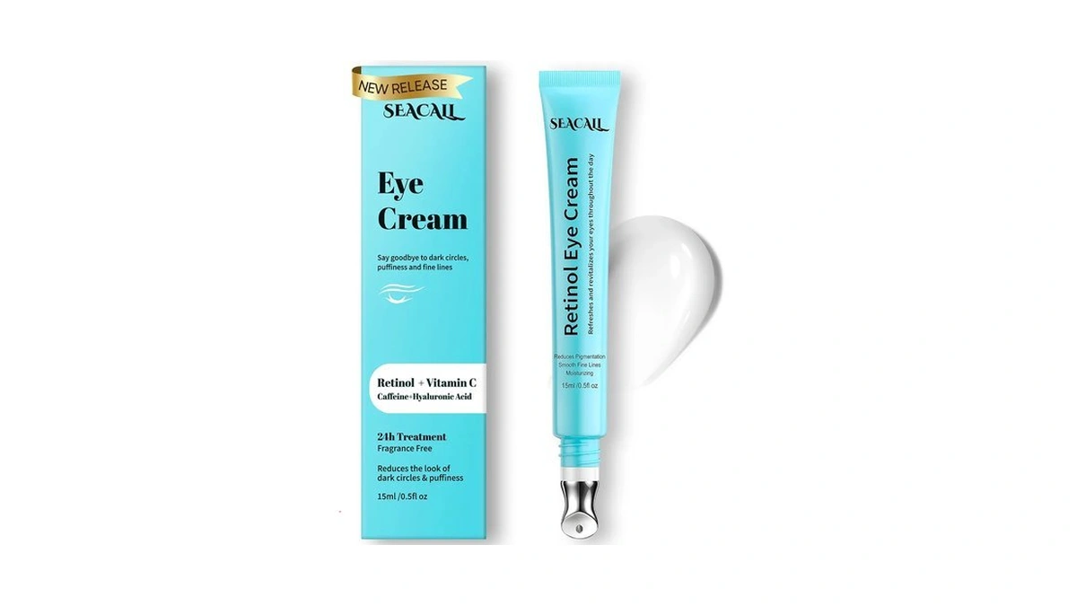 Seacall Retinol Eye Cream Caffeine & Hyaluronic Acid For Fine