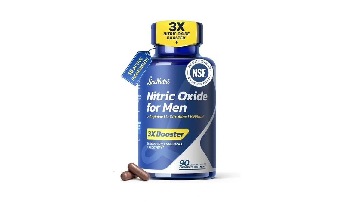 Lincnutri Nitric Oxide Supplements For Men 10-in-1 Vinitrox® 30-day Supply