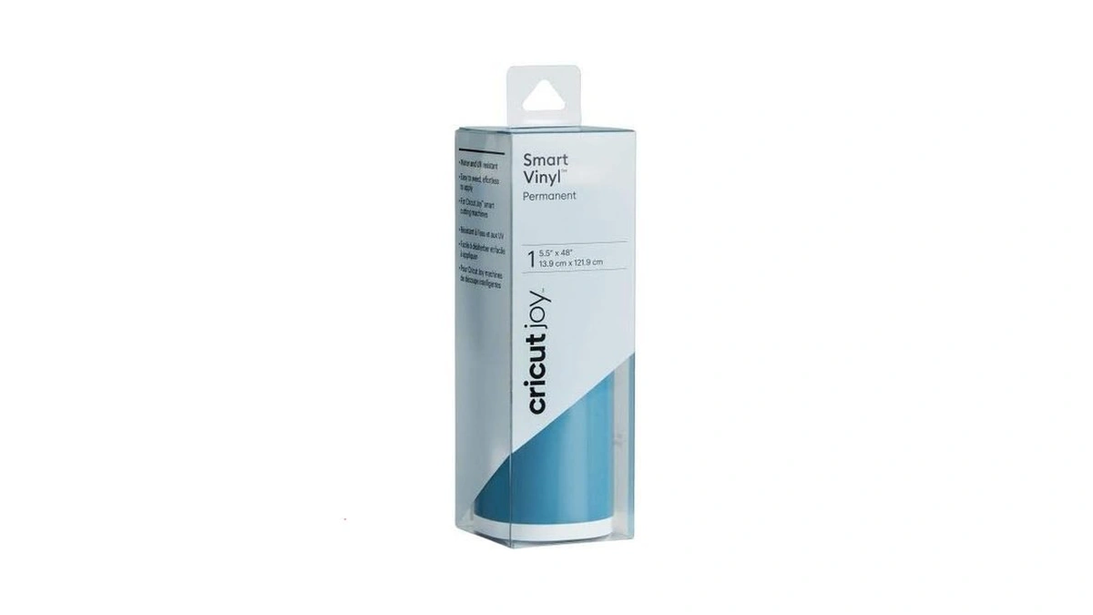 Cricut Joy Smart Permanent Vinyl, Teal - 4ft Roll (5.5x