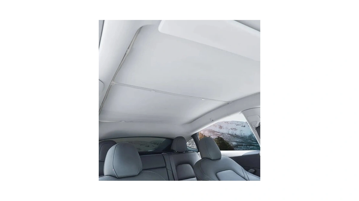 Tesla Model Y Sunshade Roof - Heat-reflective Ice Crystal Roof