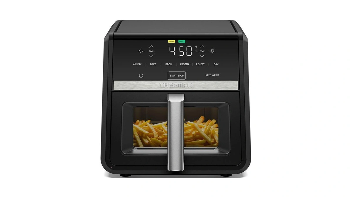 Chefman Air Fryer 9 Qt | Turbofry 7-in-1 High-powered 450Β°f