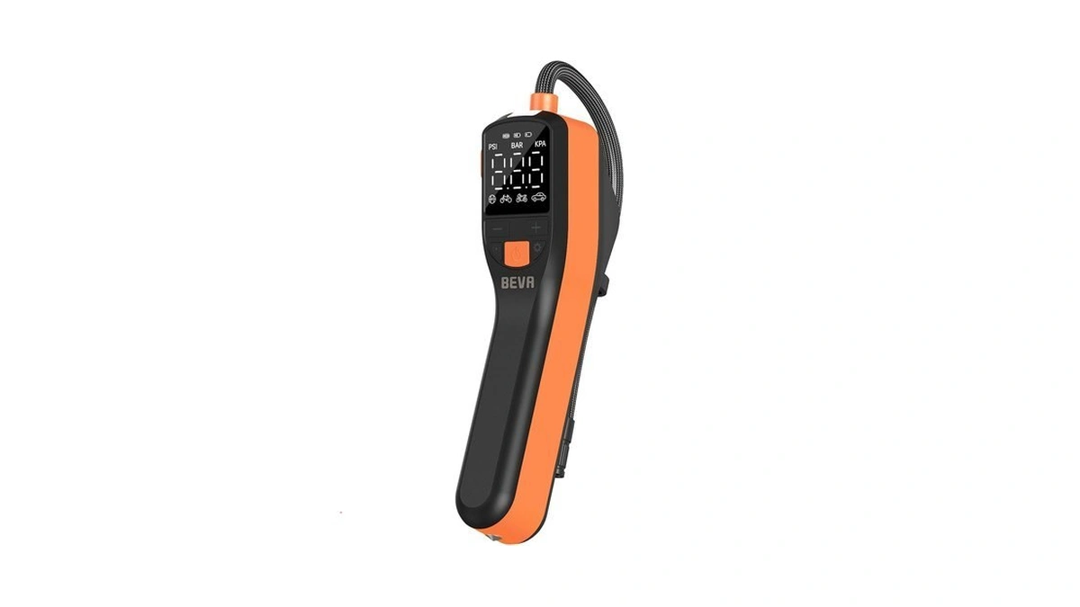 Beva Cap02 Tire Inflator Portable Air Compressor, Fast Inflation Bike