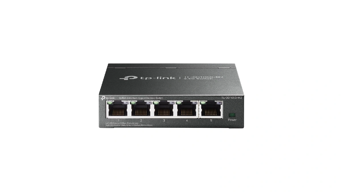Tp-link Tl-sg105s-m2, 5 Port Multi-gigabit 2.5g Unmanaged Ethernet Switch