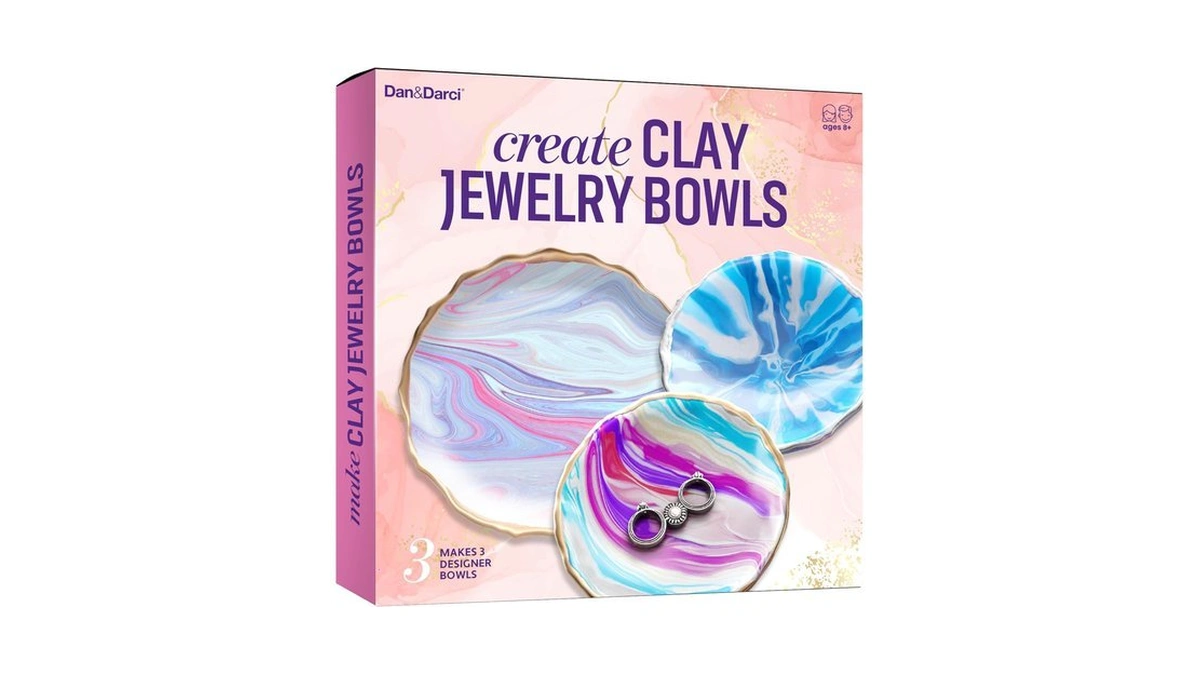 Craft 'n Clay - Jewelry Dish Making Kit For Kids