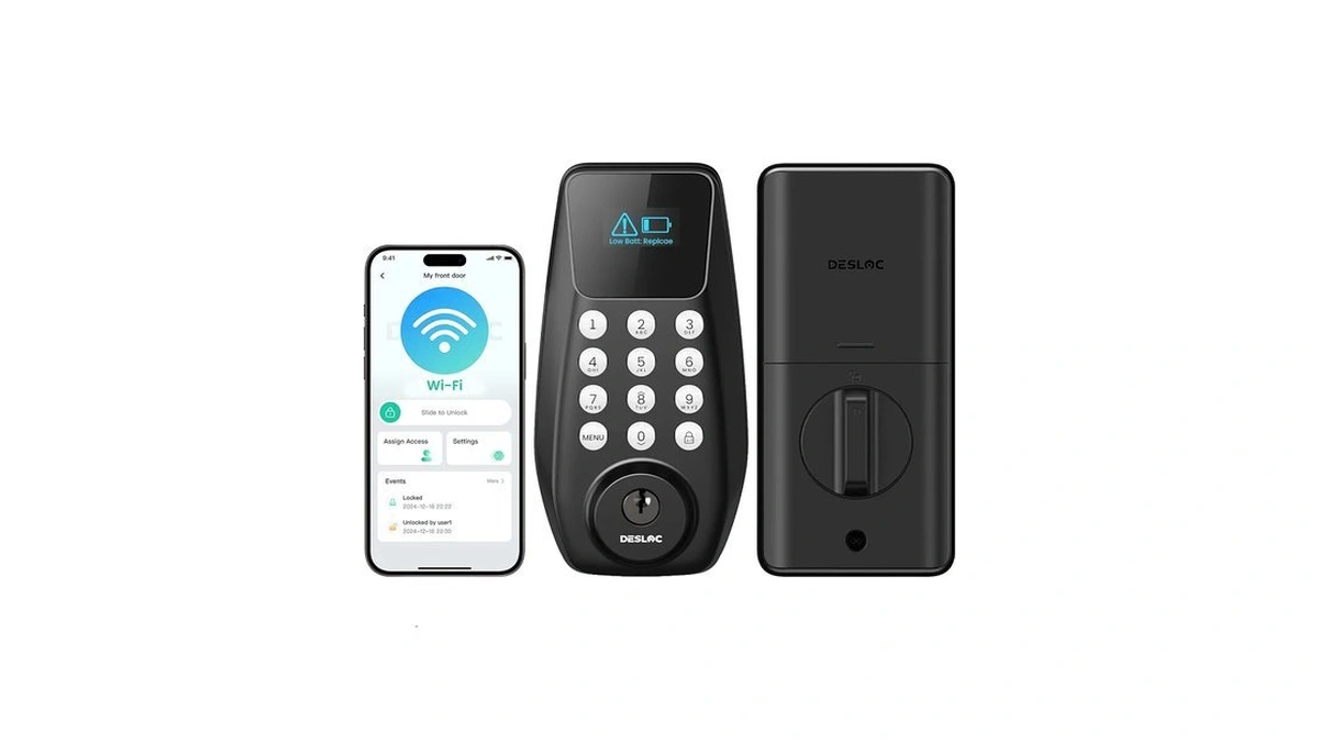 Desloc C100 Plus Wifi Smart Door Lock With Keypad, Visual